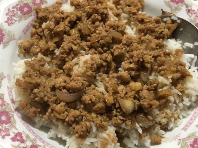 หมูสับผัดซีอิ้ว