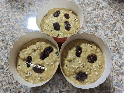 วิธีทำ Peanut Butter Banana Oatmeal Muffins 🍌