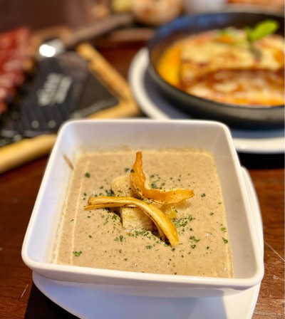 🍄 Mushroom Soup. (Price 160++ Baht.)