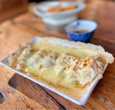 🥟 Cheese Gyoza. (Price 99 Baht.)