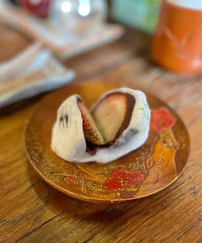 🍮 Red Bean Daifuku. (Price 59 Baht.)