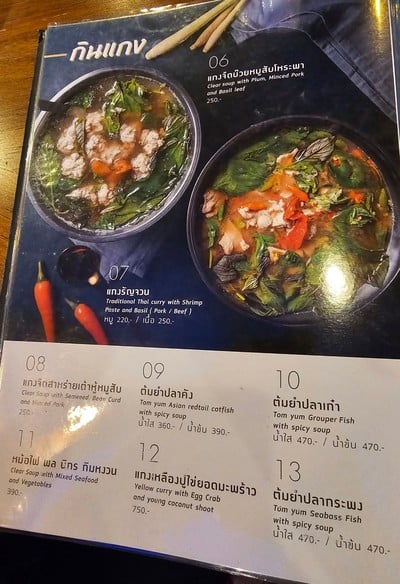 ป้ายราคาหรือสมุดเมนู