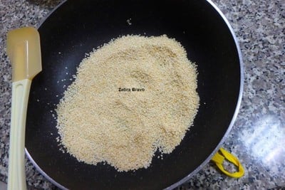 วิธีทำ งาขาวคั่ว