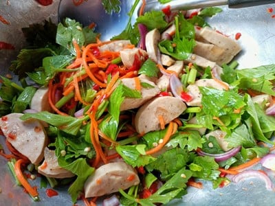 วิธีทำ ยำหมูยอ #wongnaichef