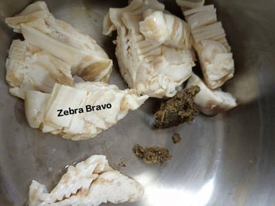 วิธีทำ พะโล้ไข่สามชั้นสไลซ์