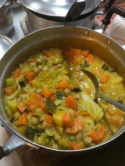 วิธีทำ Chickpea And Vegetables Curry #Wongnaichef