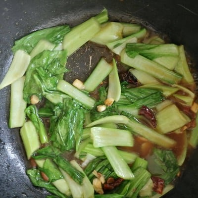 วิธีทำ ผัดกวางตุ้งน้ำมันหอย​ 🥬🥘