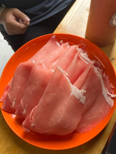 สันคอหมูสไลด์