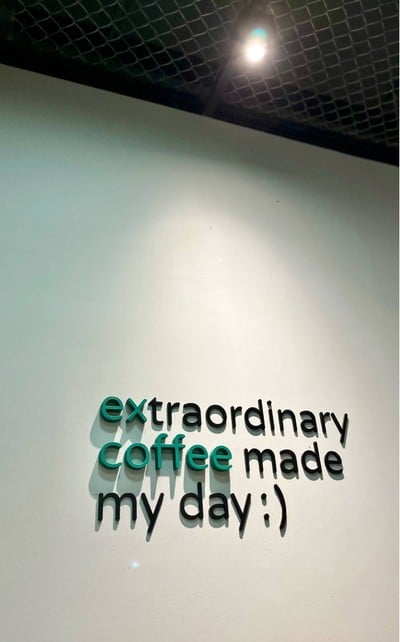 ⚠️ EXtraordinary COFFEE made my day :)