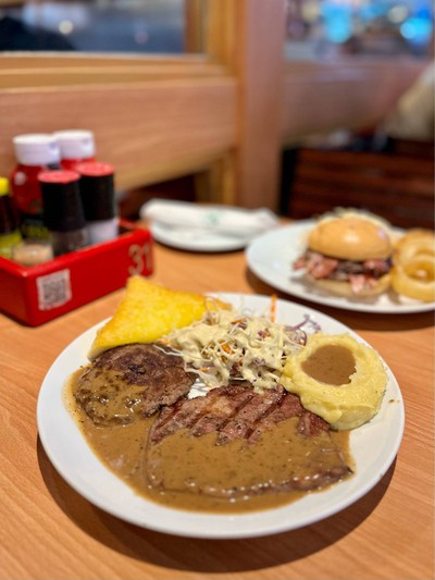 🥩 Ground Beef & Rib Eye Steak. (Price 299 Baht.)