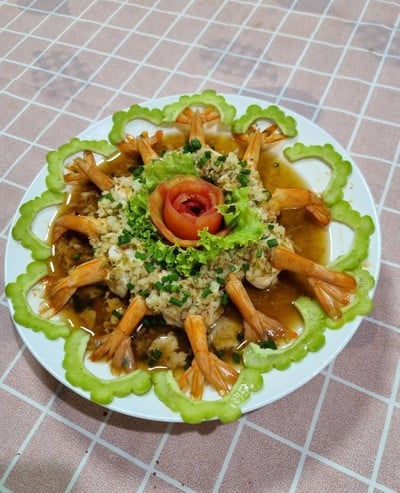 กุ้งอบเนย