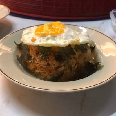ข้าวผัดกิมจิ ไข่ดาว #Wongnaichef