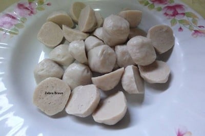 วิธีทำ ลูกชิ้นหมูผัดพริกสด