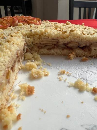 วิธีทำ Rose apple crumble tart 🌹GopOpOp style #WongnaiChef วิธีทำ Rose apple crumble tart 🌹GopOpOp style #WongnaiChef