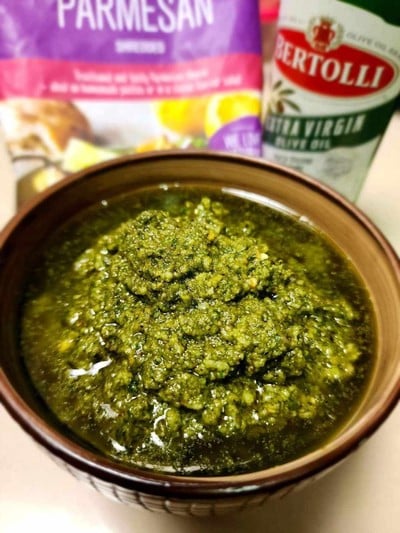 ซอสโหระพา Pesto Sauce  #wongnaichef