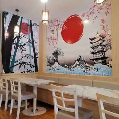 บรรยากาศ Nigiwai Sushi ทุ่งสง ปากแพรก