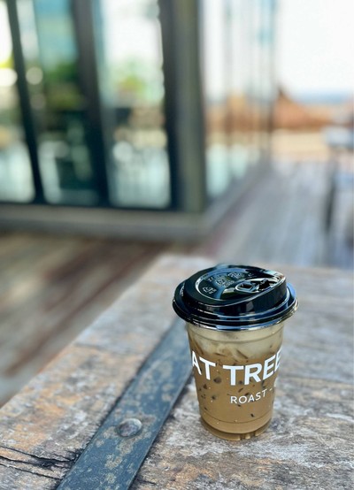 ☕️ Iced Cappuccino. (Price 80 Baht.)