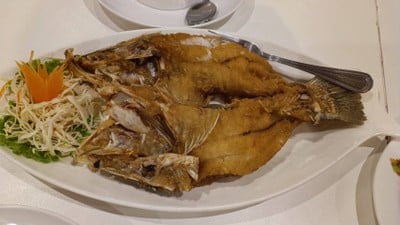 ปลากะพงทอดน้ำปลา
