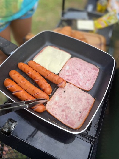 วิธีทำ ครัวซองค์แฮมชีสไส้กรอก