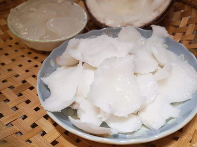 วิธีทำ วุ้นกะทิลูกตาลมะพร้าวกะทิ #wongnaichef