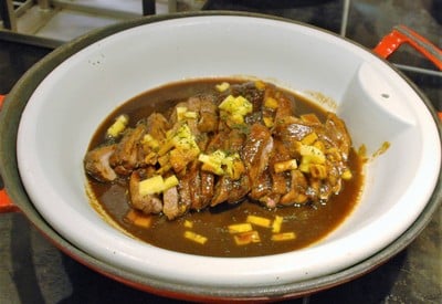 Grilled Duck with Plum Sauce