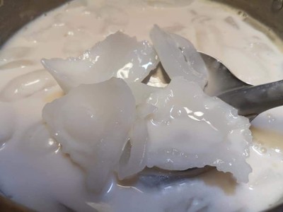 วิธีทำ วุ้นกะทิลูกตาลมะพร้าวกะทิ #wongnaichef