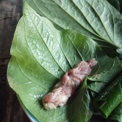 วิธีทำ หมูสับห่อใบชะพลู วิธีทำ หมูสับห่อใบชะพลู