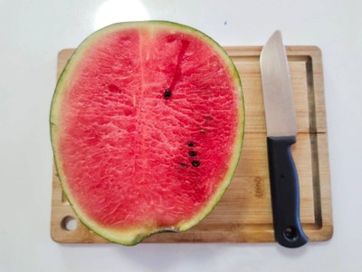 วิธีทำ วิธีปอกแตงโม ให้สวย