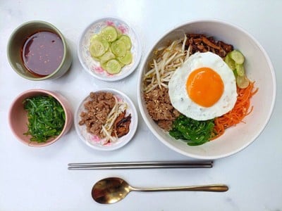 บิบิมบับ ,, ข้าวยำเกาหลี #wongnaichef