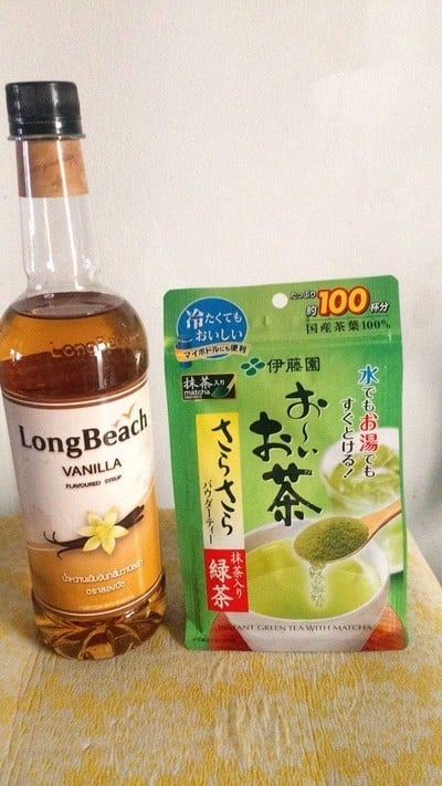 วิธีทำ Matcha​ Latte vanilla