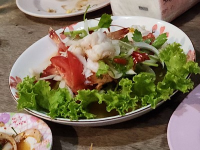 ยำกุ้งสด