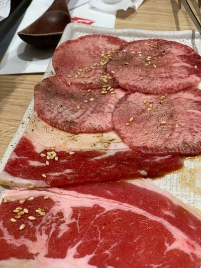 ชุดเนื้อคารูบิ ลิ้นย่าง