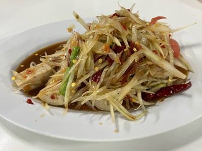 ส้มตำหมูยอปลาร้า