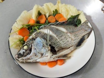 วิธีทำ ปลานิลนึ่ง