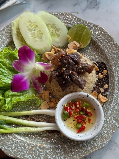 ข้าวผัดมันเนื้อ
