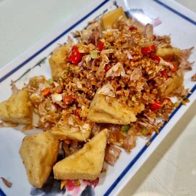 เต้าหู้คั่วพริกเกลือ