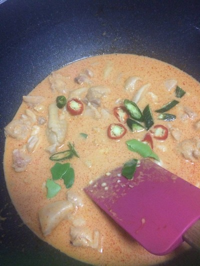 วิธีทำ แกงพะแนงไก่ วิธีทำ แกงพะแนงไก่
