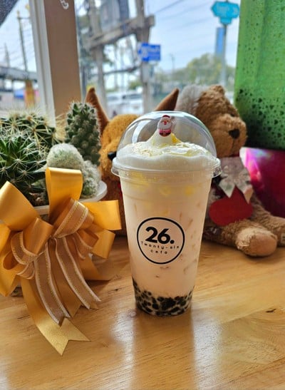 นมสดคาราเมล+ไข่มุก