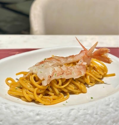 Tagliolini Gamberetti Rosso