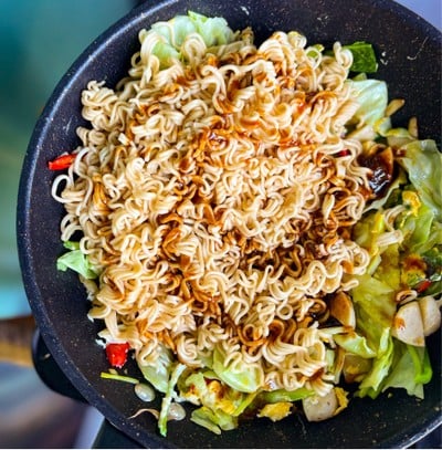 วิธีทำ ผัดมาม่า