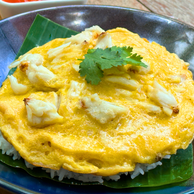 ข้าวไข่เจียวปู