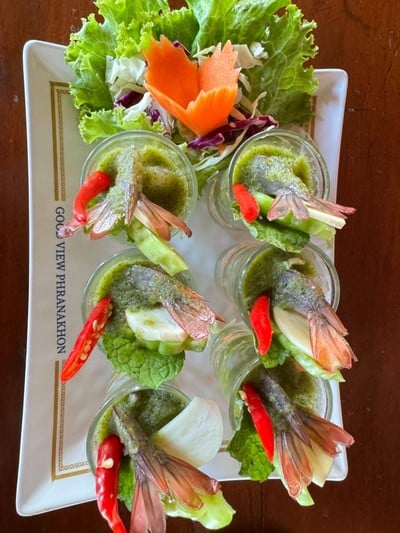 กุ้งแช่น้ำปลา