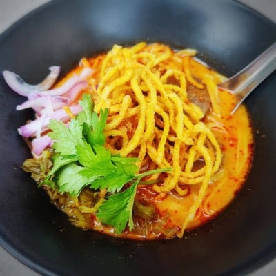 ข้าวซอยเนื้อตุ๋นวากิว