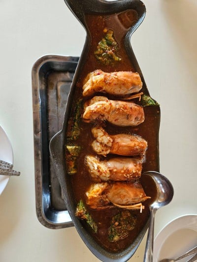 แกงส้มชะอมกุ้ง