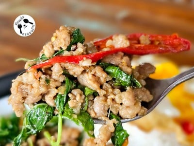 ข้าวกะเพราหมูสับ