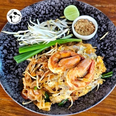 ผัดไทยกุ้งสด