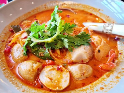 ต้มยำกุ้งนํ้าข้น