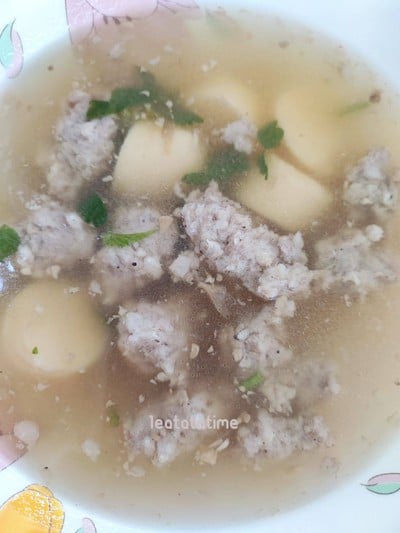 ต้มจืดเต้าหู้หมูสับ