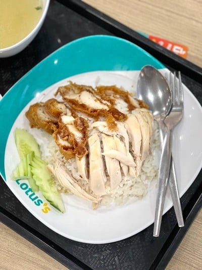 ข้าวมันไก่ 2 อย่าง