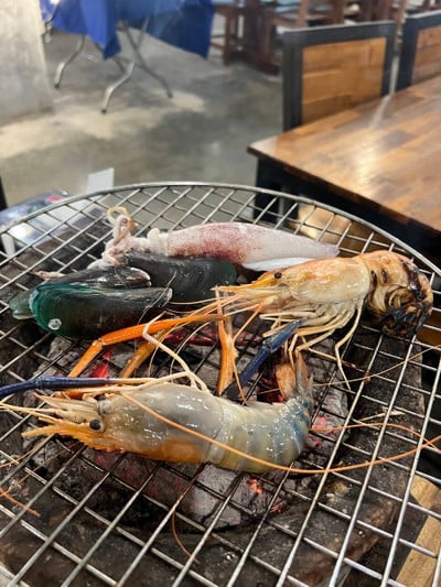 กุ้งเผา